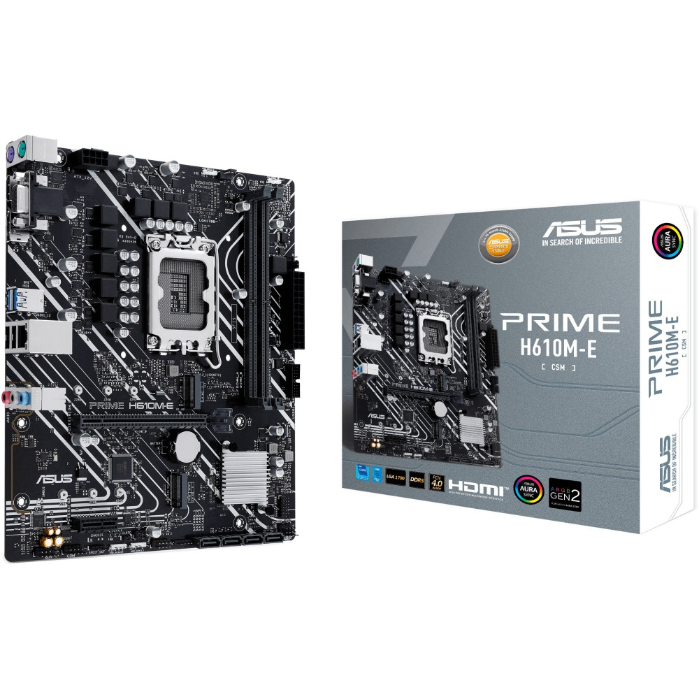 ASUS PRIME H610M-E-CSM Intel H610 LGA 1700 micro ATX, Scheda madre