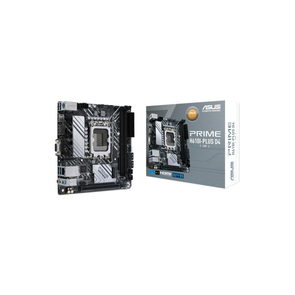 ASUS PRIME H610I-PLUS D4-CSM Intel H610 LGA 1700 mini ITX, Scheda madre