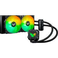 ASUS TUF GAMING LC II 240 ARGB Processore Kit di raffreddamento a liquido 12 cm Nero, Raffreddamento ad acqua