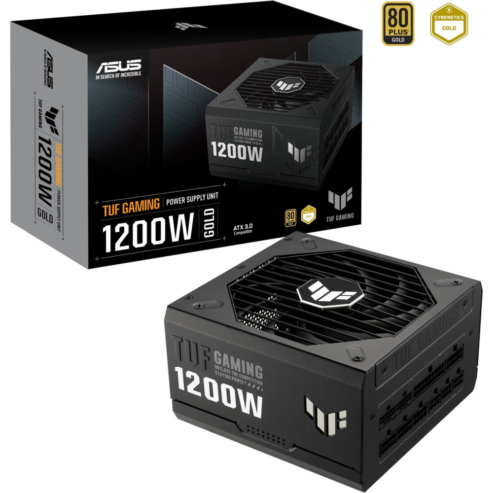 ASUS TUF GAMING 1200W Gold alimentatore per computer 20+4 pin ATX ATX Nero, Alimentatore PC