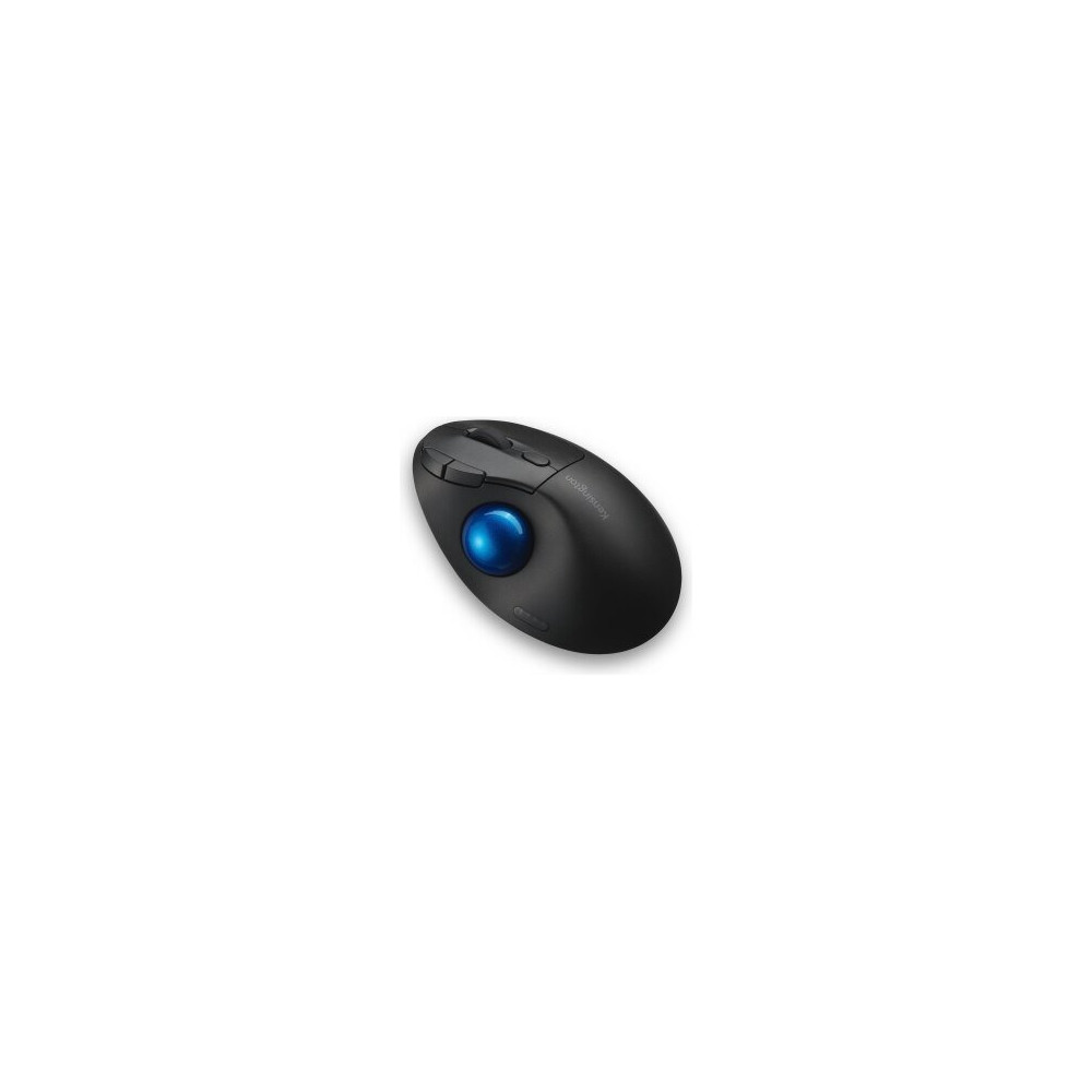 Kensington Pro Fit Ergo TB450 - Trackball - ergonomico - ottico - 7 pulsanti - senza fili - 2,4 GHz, Bluetooth - ricevitore wire