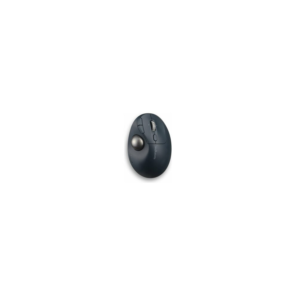 Kensington Pro Fit Ergo TB550 Trackball - Trackball - ergonomico - ottico - 9 pulsanti - senza fili - 2.4 GHz, Bluetooth - ricev