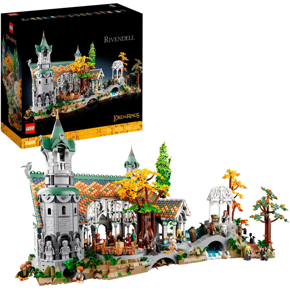 LEGO ICONS IL SIGNORE DEGLI ANELLI: GRAN BURRONE, Giochi di costruzione
