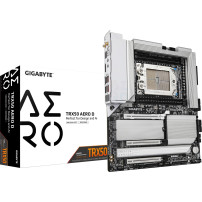 GIGABYTE TRX50 AERO D Scheda madre - Supporta AMD Ryzen Threadripper 9000 Series CPUs, 16+8+4 Phases Digital VRM, up to 7800MHz 