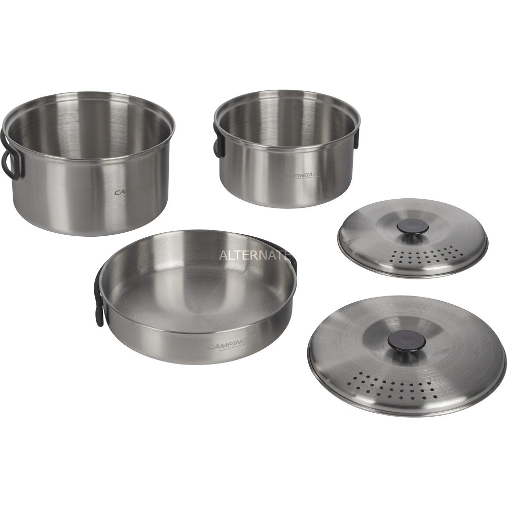 Campingaz Set di pentole Kit Camping, 5 pezzi
