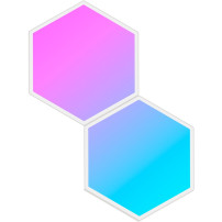 Govee Pacchetto di espansione per pannelli luminosi Glide Hexa (2 pannelli), Luce LED