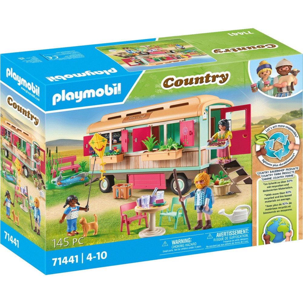 PLAYMOBIL Country Accogliente Caffè in Carrozza, Giochi di costruzione