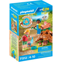 PLAYMOBIL City Life Cura della famiglia di ricci, Giochi di costruzione