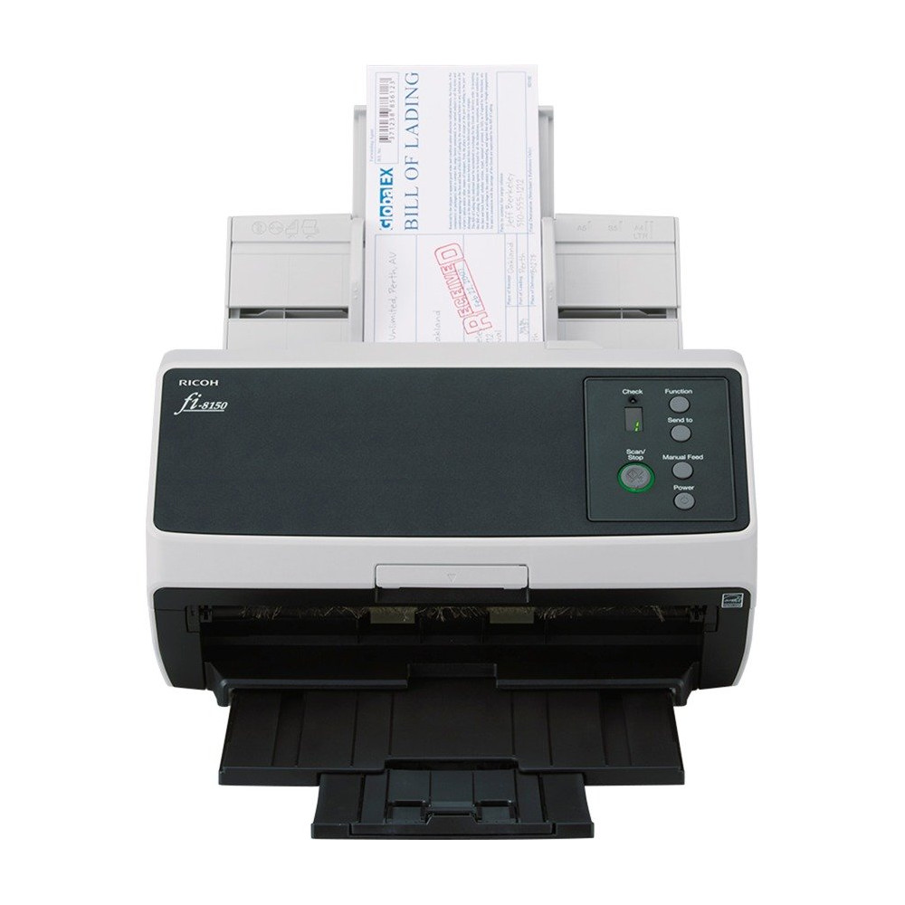 Ricoh FI-8150 ADF + scanner ad alimentazione manuale 600 x 600 DPI A4 Nero, Grigio, Input scanner