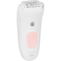 Braun Silk-épil 5 5-230, Epilatore Elettrico Donna, Per Una Epilazione Semplice, Bianco/Rosa
