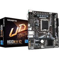 GIGABYTE H610M H V2 Scheda madre - Supporta processori Intel Core 14th CPUs, 4+1+1 Hybrid Digital VRM, up to 5600MHz DDR5, 1xPCI