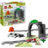 LEGO DUPLO Pack di espansione tunnel e binari ferroviari, Giochi di costruzione