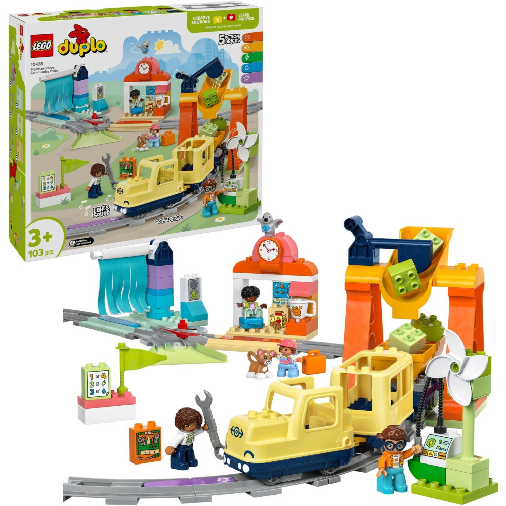 LEGO DUPLO Grande treno comunitario interattivo, Giochi di costruzione