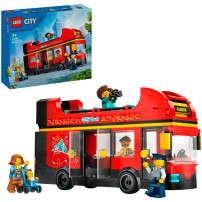 LEGO City Autobus turistico rosso a due piani, Giochi di costruzione