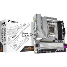 GIGABYTE B650M AORUS ELITE AX ICE Scheda madre - AMD Ryzen serie 9000, VRM a 12+2+2 fasi, fino a 8000 MHz DDR5 (OC), 1xPCIe 5.0 