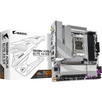 GIGABYTE B650M AORUS ELITE AX ICE Scheda madre - AMD Ryzen serie 9000, VRM a 12+2+2 fasi, fino a 8000 MHz DDR5 (OC), 1xPCIe 5.0 