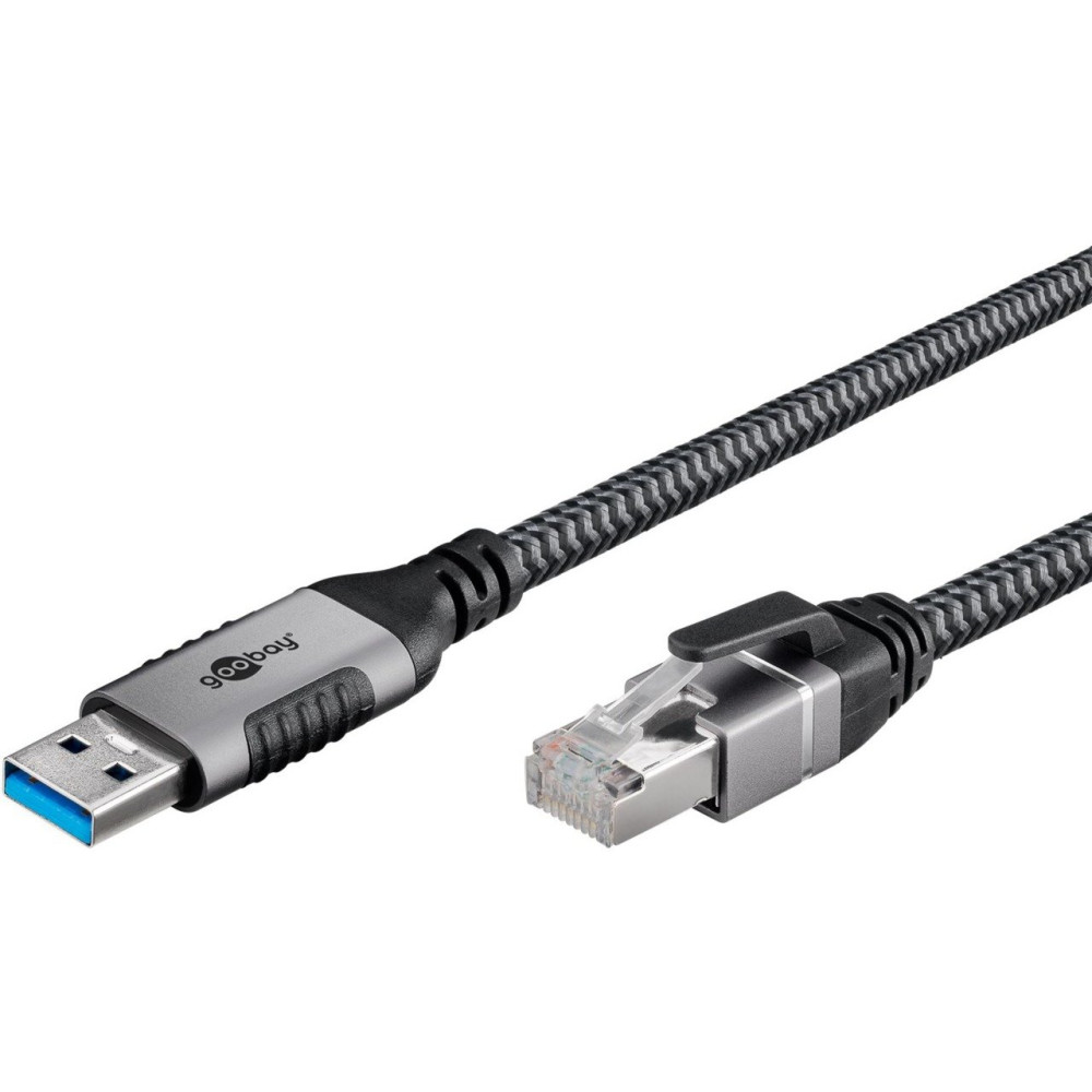 goobay Cavo Ethernet USB-A 3.2 Gen1 connettore > connettore RJ-45, Scheda di rete