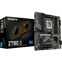 GIGABYTE Z790 D Scheda madre - Supporta CPU Intel Core di 14a generazione, VRM digitale a 12+1+1 fasi, fino a 7600MHz DDR5 (OC),