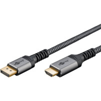goobay Cavo adattatore Plus DisplayPort > HDMI, 4K @ 60Hz