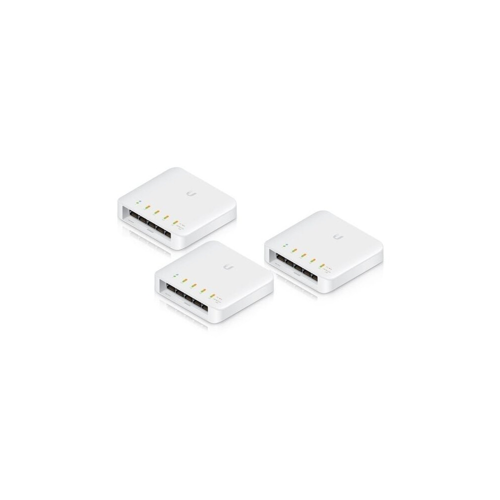 Ubiquiti USW-FLEX-3 Networks UniFi Switch Flex (3-pack) Gestito L2 Gigabit Ethernet (10/100/1000) Supporto Power over Ethernet (