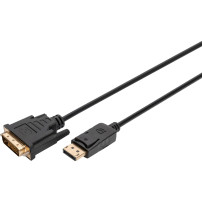 Digitus Cavo adattatore DisplayPort > DVI-D, Interlock