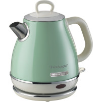 Ariete 2868 Bollitore Elettrico Vintage 1 Litro - Infusi, Tè e Tisane - Autospegnimento - Acciaio Inox - 1 Litro - 1600 Watt - V