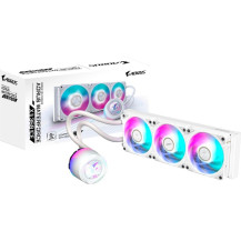 GIGABYTE AORUS WATERFORCE X II 360 ICE Raffreddamento a liquido per CPU AIO - 3x ventole ARGB da 120 mm, LCD a colori, DAISY-CHA