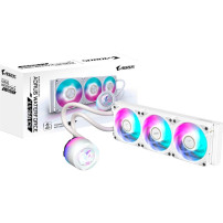 GIGABYTE AORUS WATERFORCE X II 360 ICE Raffreddamento a liquido per CPU AIO - 3x ventole ARGB da 120 mm, LCD a colori, DAISY-CHA
