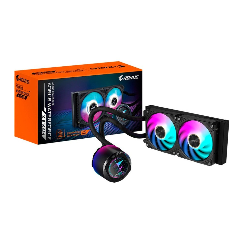 GIGABYTE AORUS WATERFORCE X II 240, Raffreddamento ad acqua