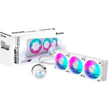 GIGABYTE AORUS WATERFORCE II 360 ICE Raffreddamento a liquido per CPU AIO - 3x ventole ARGB da 120 mm, meccanismo a incastro, DA