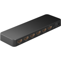 goobay Commutatore matrice HDMI 4 a 2 (4K @ 60Hz), Splitter HDMI