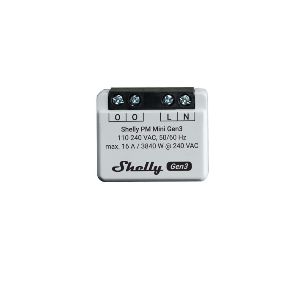 Shelly Plus PM Mini Gen.3 WLAN BT, Strumento di misura