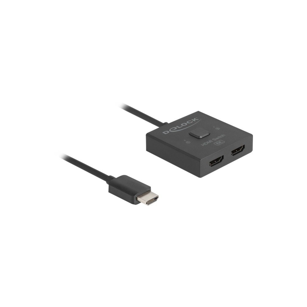 DeLOCK Switch HDMI 2 > 1 bidirezionale 8K