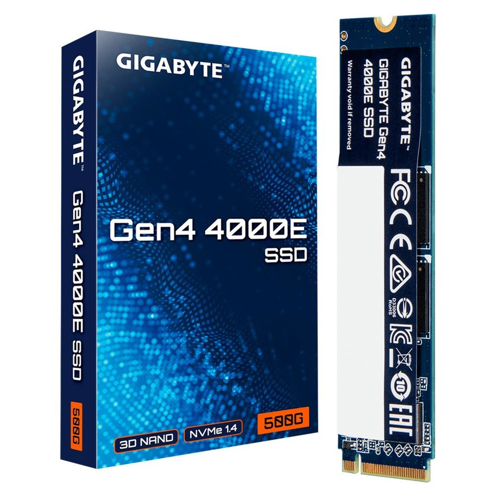GIGABYTE Gen4 4000E 500 GB M.2 PCI Express 4.0 NVMe 3D NAND, Disco a stato solido