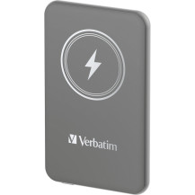 Verbatim Charge 'n' Go Polimeri di litio (LiPo) 5000 mAh Carica wireless Grigio, Powerbank