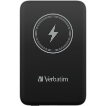 Verbatim Charge 'n' Go Polimeri di litio (LiPo) 10000 mAh Carica wireless Nero, Powerbank