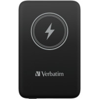 Verbatim Charge 'n' Go Polimeri di litio (LiPo) 10000 mAh Carica wireless Nero, Powerbank
