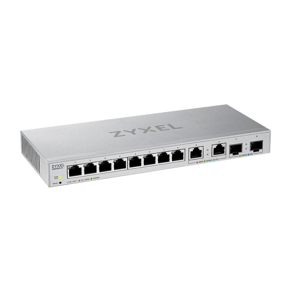 Zyxel XGS1210-12-ZZ0102F switch di rete Gestito Gigabit Ethernet (10/100/1000) Grigio, Interruttore