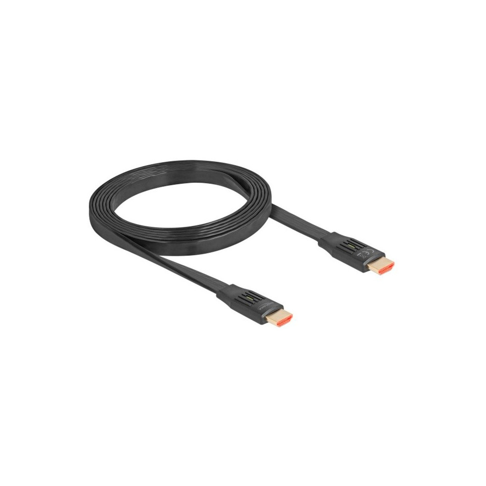 DeLOCK Cavo piatto HDMI ad alta velocità 48 Gps 8K 60Hz