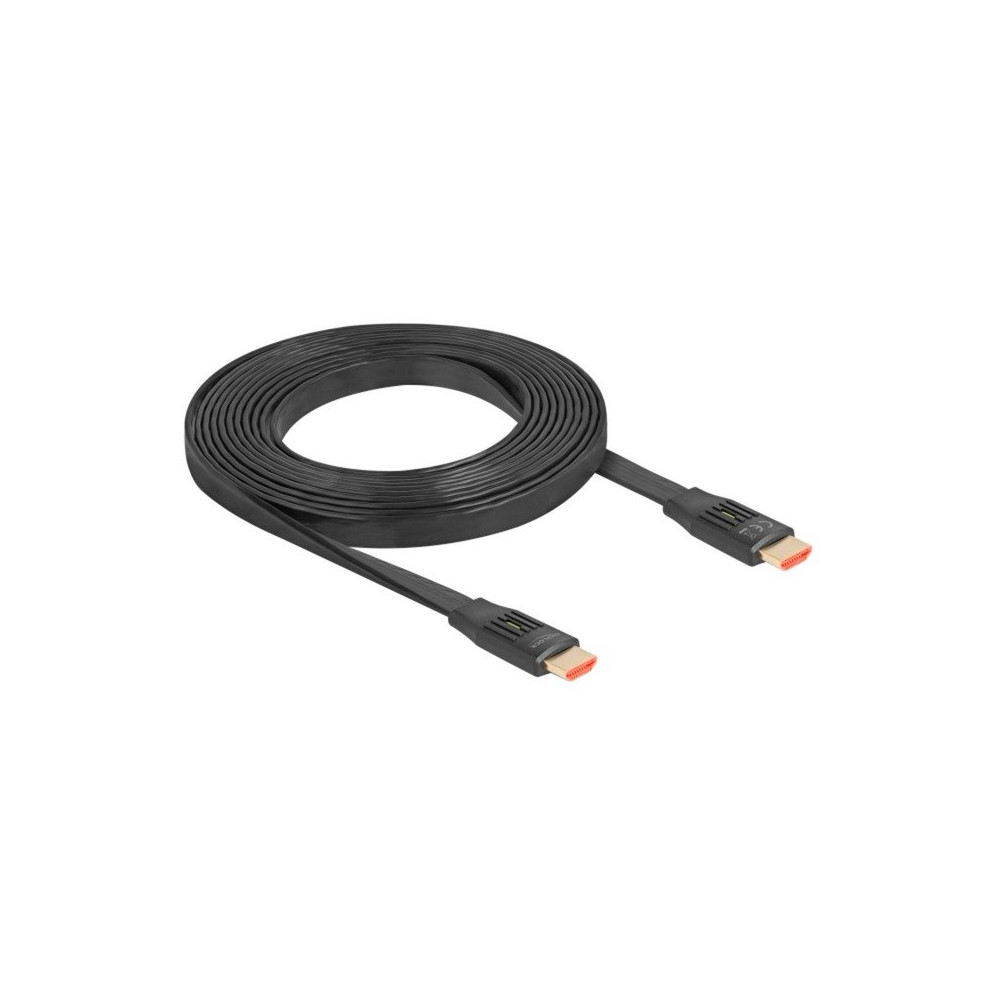 DeLOCK Cavo piatto HDMI ad alta velocità 48 Gps 8K 60Hz