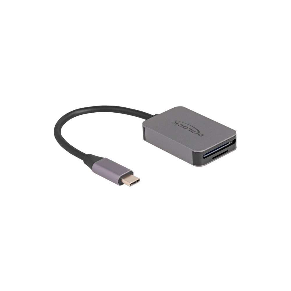 DeLOCK Lettore di schede USB Type-C per schede di memoria SD o Micro SD