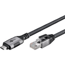 goobay Cavo Ethernet USB-C 3.2 Gen2 connettore > connettore RJ-45, Scheda di rete