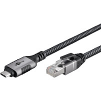 goobay Cavo Ethernet USB-C 3.2 Gen2 connettore > connettore RJ-45, Scheda di rete