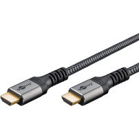 goobay Cavo HDMI Plus ad alta velocità con Ethernet, 4K @ 60Hz