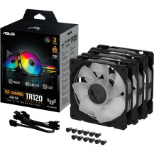 ASUS TUF Gaming TR120 ARGB Reverse Fan - Triple Pack Case per computer Ventilatore 12 cm Nero, Ventola