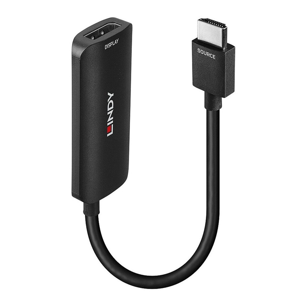 Lindy 38329 cavo e adattatore video 0,157 m HDMI tipo A (Standard) DisplayPort Nero, Convertitore