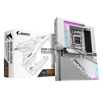 GIGABYTE B650E AORUS STEALTH ICE Scheda madre - AMD Ryzen serie 9000, VRM a 12+2+2 fasi, fino a 8000 MHz DDR5 (OC), 1xPCIe 5.0 +