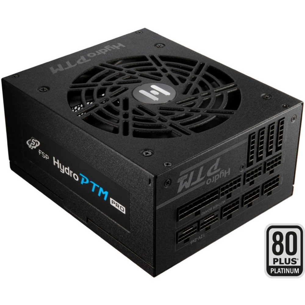 FSP Hydro PTM PRO 1350W ATX3.0(12V-2x6) alimentatore per computer 20+4 pin ATX ATX Nero, Alimentatore PC