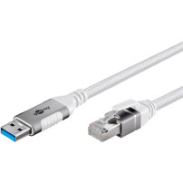 goobay Cavo Ethernet USB-A 3.2 Gen1 con connettore > connettore RJ-45, Scheda di rete