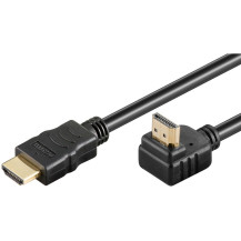 goobay Cavo HDMI ad alta velocità a 90° con Ethernet